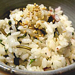 梅・紫蘇・昆布の味噌ご飯